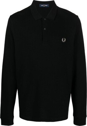 Crest-Motif Polo Shirt