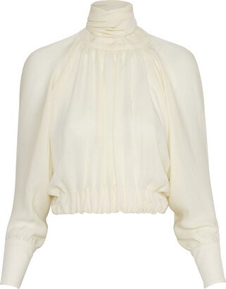 Andres Otalora Oviedo Silk Georgette Blouse