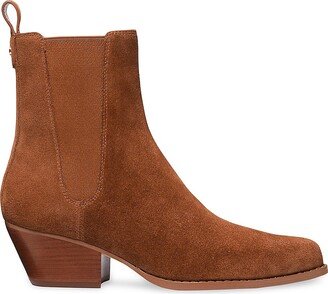 Kinlee 50MM Suede Chelsea Booties