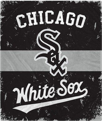 Chicago White Sox 60'' x 70'' Retro Stripe Flannel Fleece Blanket