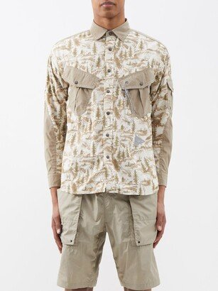 In The Mountain Printed Cotton-blend Shirt