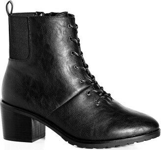 Cloudwalkers EVANS | Women's WIDE FIT Sloane Lace Up Ankle Boot - - 11W