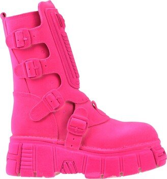 Ankle Boots Fuchsia-AA