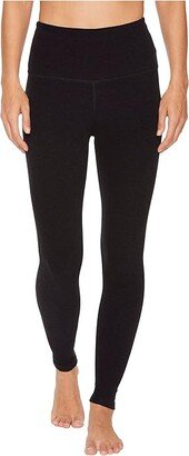 Spacedye High Waisted Midi Leggings (Darkest Night) Women's Casual Pants