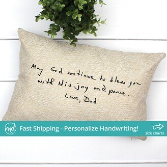 Personalized Gifts For Loss Of Father Gift, Gift Son, Memory Dad, Handwriting Memorial Grief
