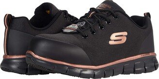 Sure Track - Chiton Alloy Toe (Black) Women's Shoes