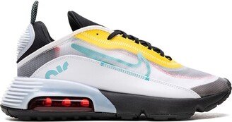 Air Max 2090 White/Speed Yellow/Bleached Aqua sneakers