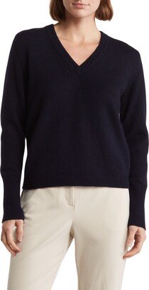 V-Neck Rib Trim Pullover