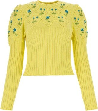 Crewneck Knitted Jumper-AB