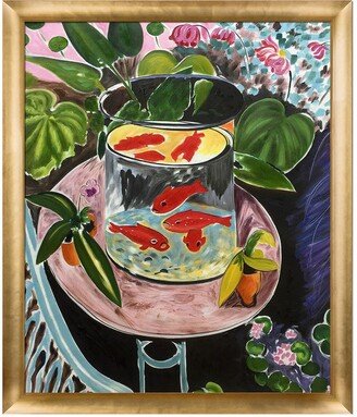 OVERSTOCK ART The Gold Fish by Matisse Framed Oil Painting Reproduction