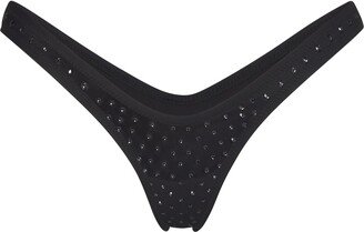 Sparkle Jersey Mini Thong | Onyx