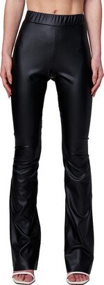 Women's Hoyt Vegan Leather Mini Boot Cut Legging