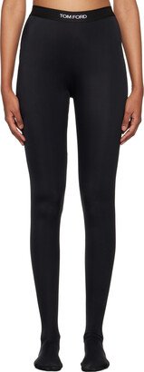 Black Footed Leggings