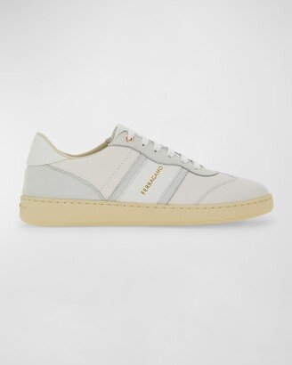 Achilles Mixed Leather Low-Top Sneakers-AA