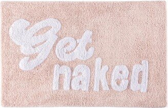 Get Naked Pink Bath Rug