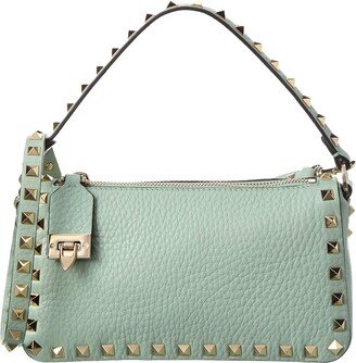 Rockstud Small Grainy Leather Crossbody-AD