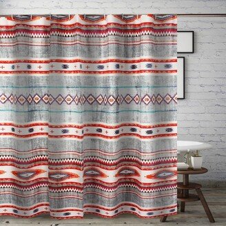 Kiva Western Boho Shower Curtain 72 x 72 Multicolor by Greenland Home Fashion