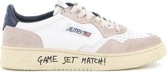 Slogan Printed Low-Top Sneakers-AA