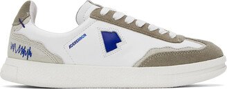 White Paneled Sneakers