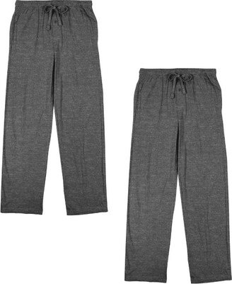 Men's 2pk Graphite Heather Sleep Pajama Pants -Large