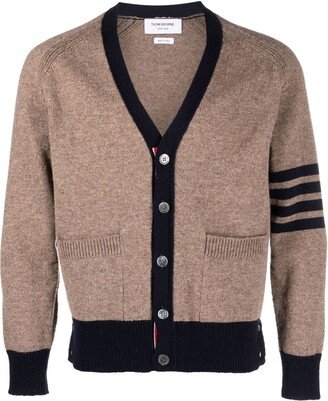 4-Bar woollen cardigan