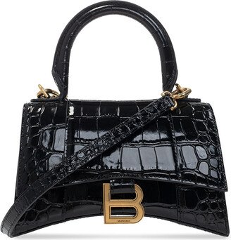 ‘Hourglass XS’ Shoulder Bag - Black