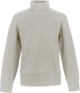 High-Neck Knitted Sweater-AC