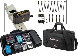 Road Runner Cases Road Runner CRZR-PB1 Pedalboard With Bag and Visual Sound 1 SPOT Combo Pack