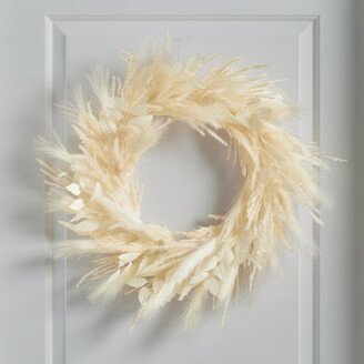 Mixed Pampas Wreath