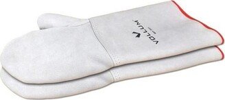Vollum High Heat Leather Oven Mitts, Resistant to 932F, 1 pair