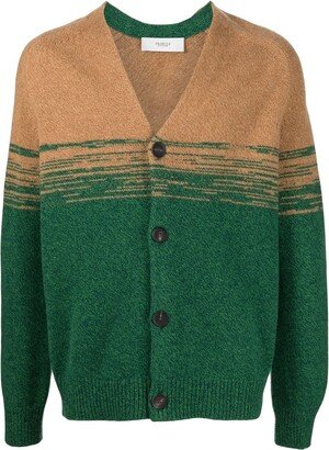 Gradient-Effect Cashmere Cardigan-AA