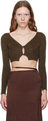 Brown Le Chouchou 'Le Cardigan Alzou' Cardigan