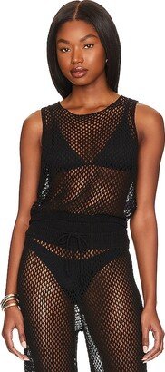 Crochet Ruched Crop Top-AA