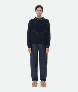 Wool Cashmere Overlock Jumper-AA