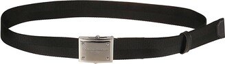 Engraved Plaque Buckle Belt