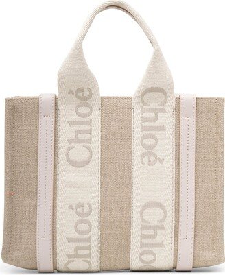 Woody small light pink canvas bag