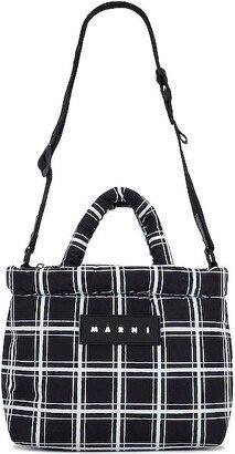 Tote Ew Nylon Print in Black