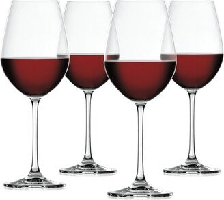 Salute Red Wine Glasses, Set of 4, 19.4 Oz