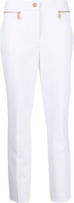 Mid-Rise Slim Trousers