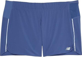 Plus Size Impact Run 5 Shorts (Nightsky) Women's Shorts