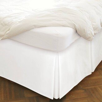 Levinsohn Twin Extra Long Underbed Storage 21 Drop Tailored Bedskirt White - Space Maker