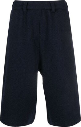 Merino Wool Wide-Leg Shorts