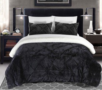 2-Piece Chiara Black Comforter Set