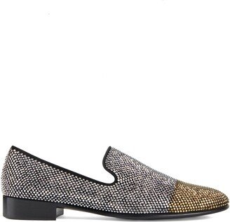 Lewis Cup crystal embellished loafers