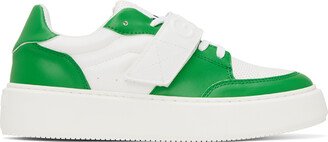 Green & White Sporty Sneakers