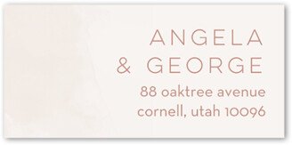 Wedding Address Labels: Light Wisps Wedding Address Label, Beige, Address Label, Matte