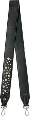 Leather strap with studs