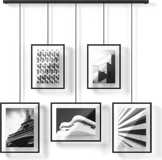 Umbra Exhibit Hanging Picture Frame Black Set of 5