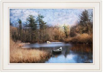 Riverside by Robin-Lee Vieira, Ready to hang Framed Print, White Frame, 21