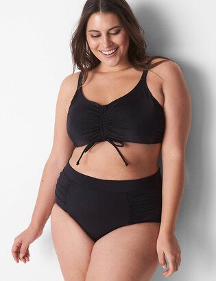 No-Wire Ruched Swim Bikini Top